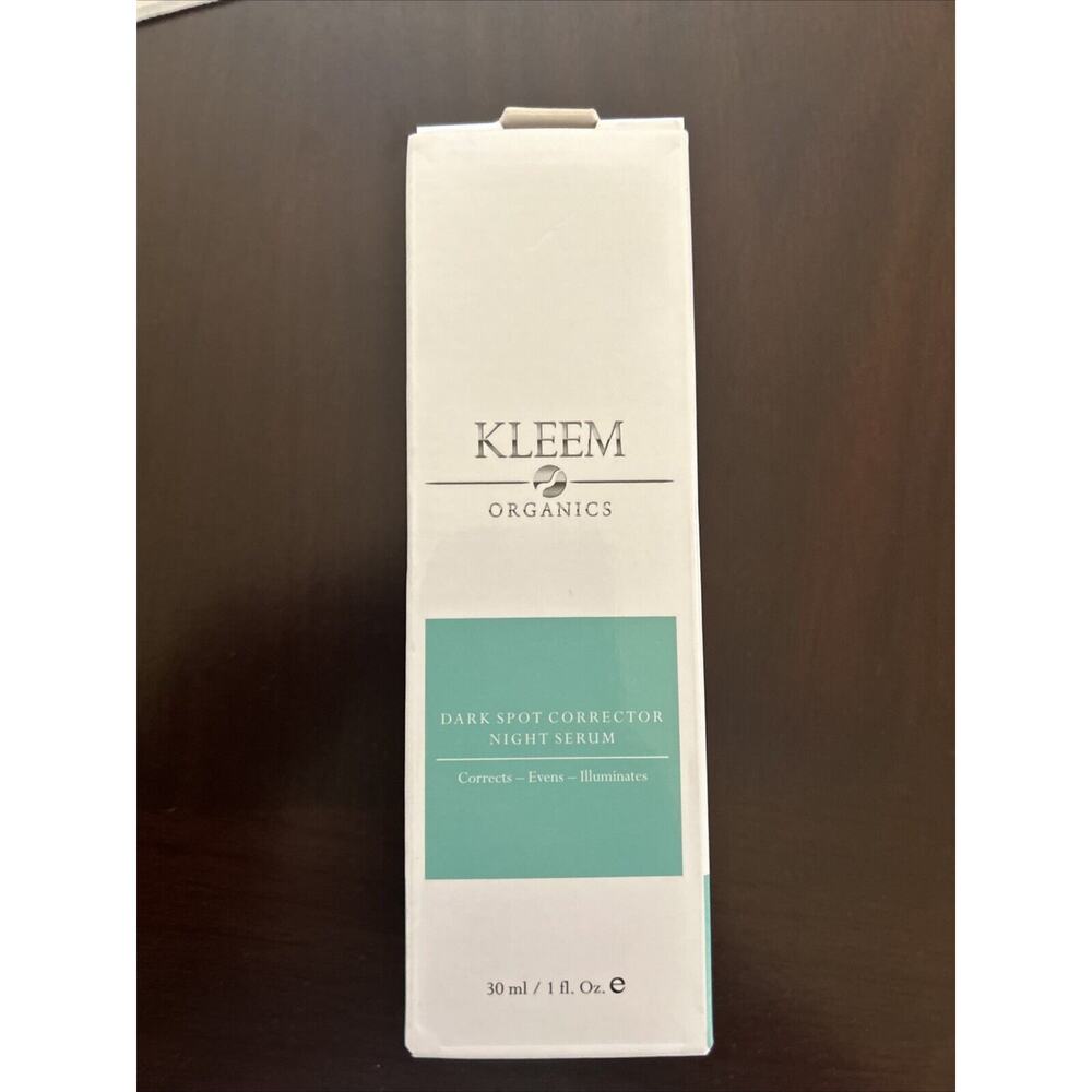 Kleem Organics Dark Spot Corrector Night Serum for Face Hands & Neck 1fl oz